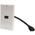 Steren HDMI Wall Plate and Pigtail 526-101WH